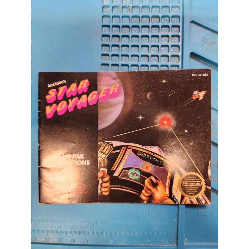 Star Voyager for Nintendo NES MANUAL ONLY!